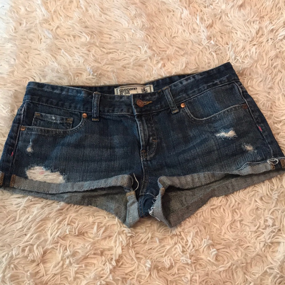 VS PINK jean shorts